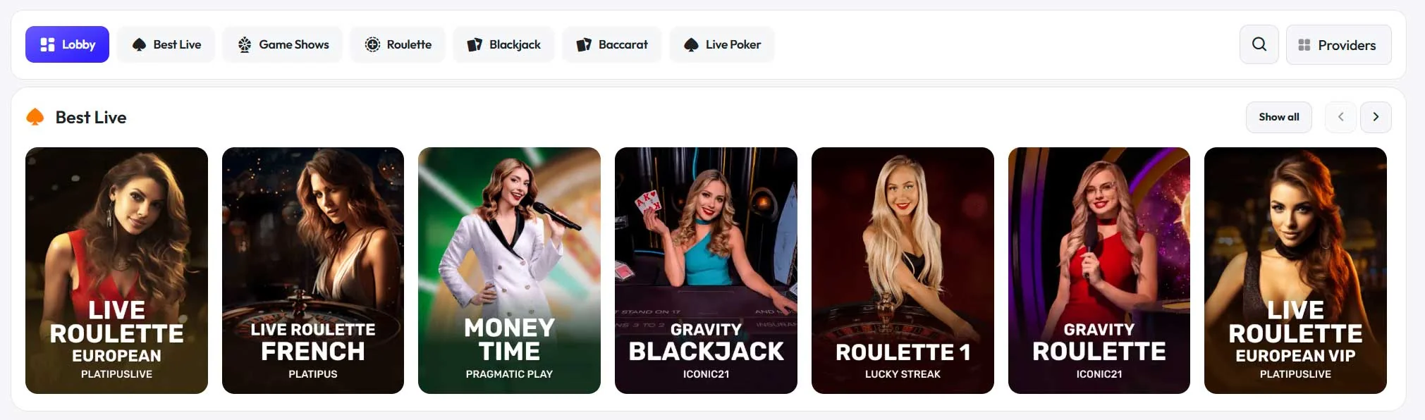 live games spinrise casino